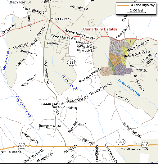 Driving Directions Map